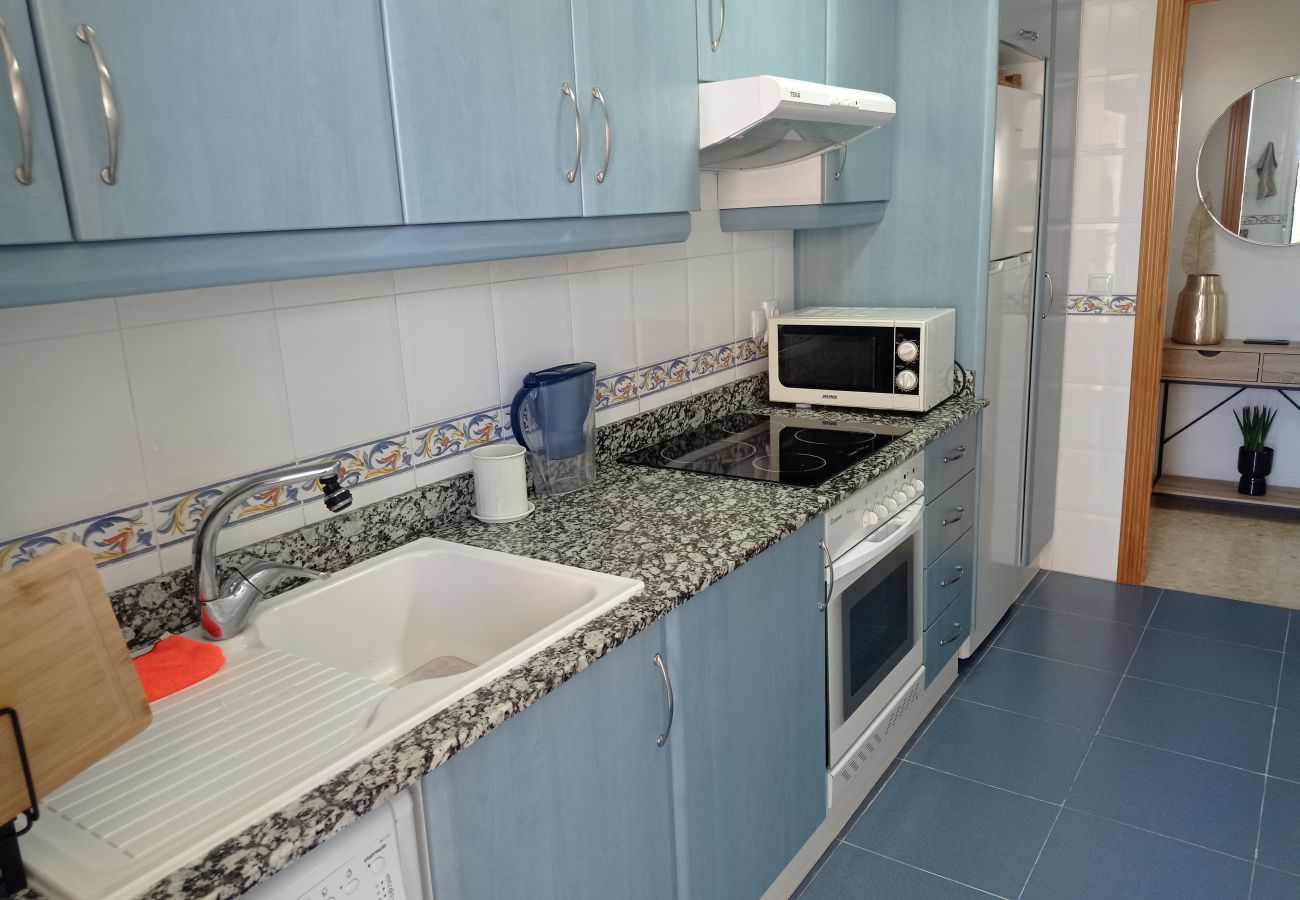 Apartamento en Playa de Gandía - 1.Palmeras III bl.II esc.1 4º B