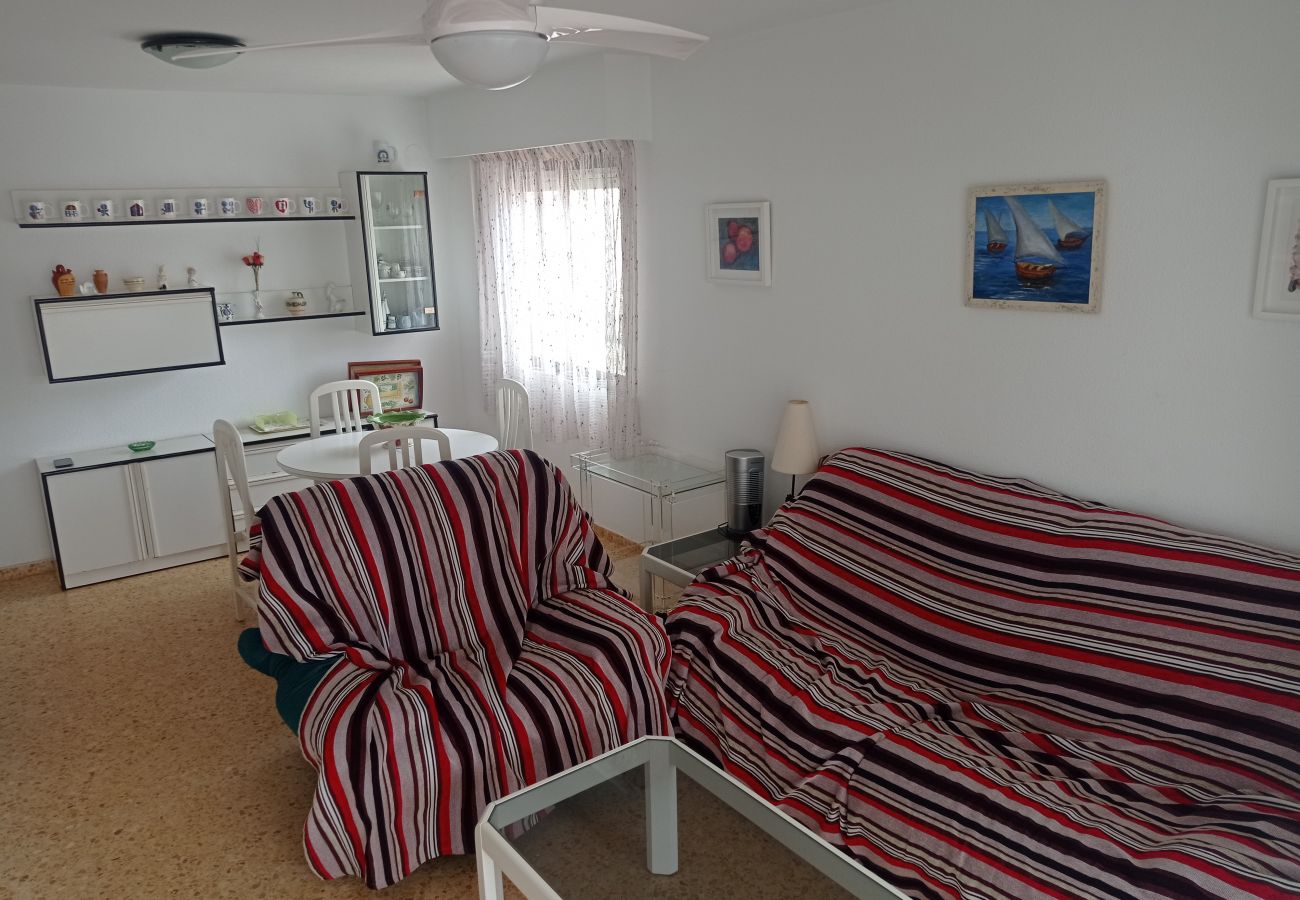Ferienwohnung in Playa de Xeraco - Wohnung 1ºSeitenlinie mit Meerblick