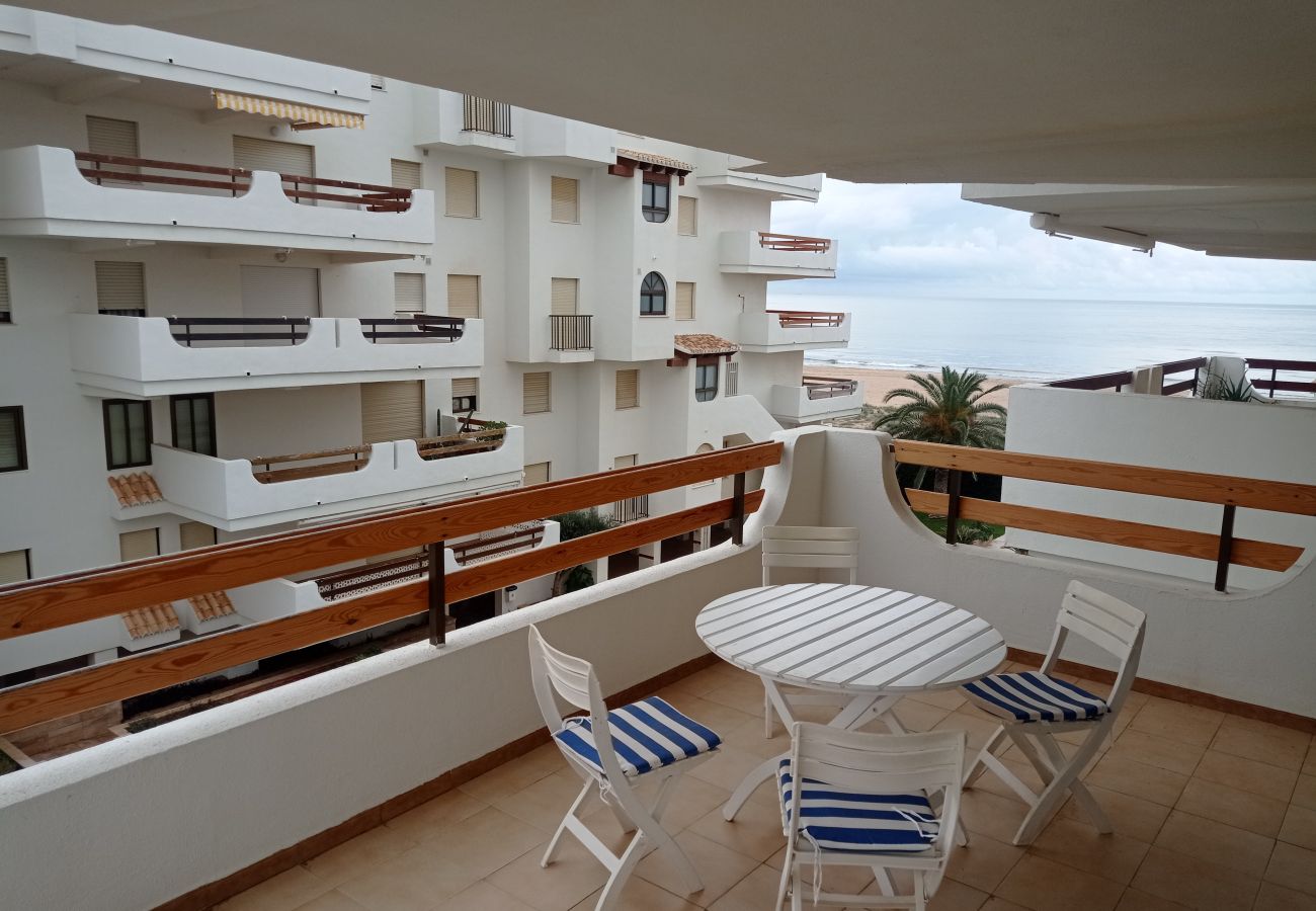 Ferienwohnung in Playa de Xeraco - Wohnung 1ºSeitenlinie mit Meerblick