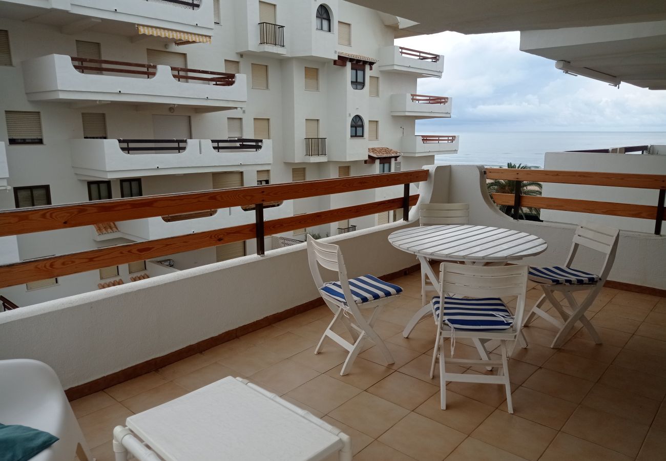 Ferienwohnung in Playa de Xeraco - Wohnung 1ºSeitenlinie mit Meerblick